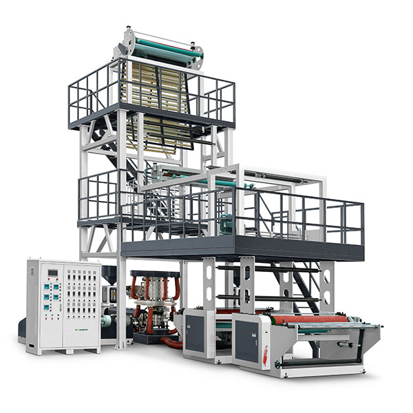 CX-1100-1600Three Layers Co-extrusion Semi -Automatic Rotary Die Head Film Blowing Machine